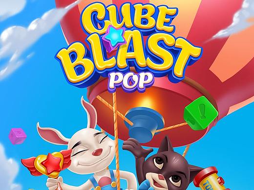 cube blast pop上线Google play,APP store欢迎下载(个人主页-ZNDQyODE5NzY=) - 游戏UI - 站酷设计师原创Ron原创素材 - 站酷ZCOOL