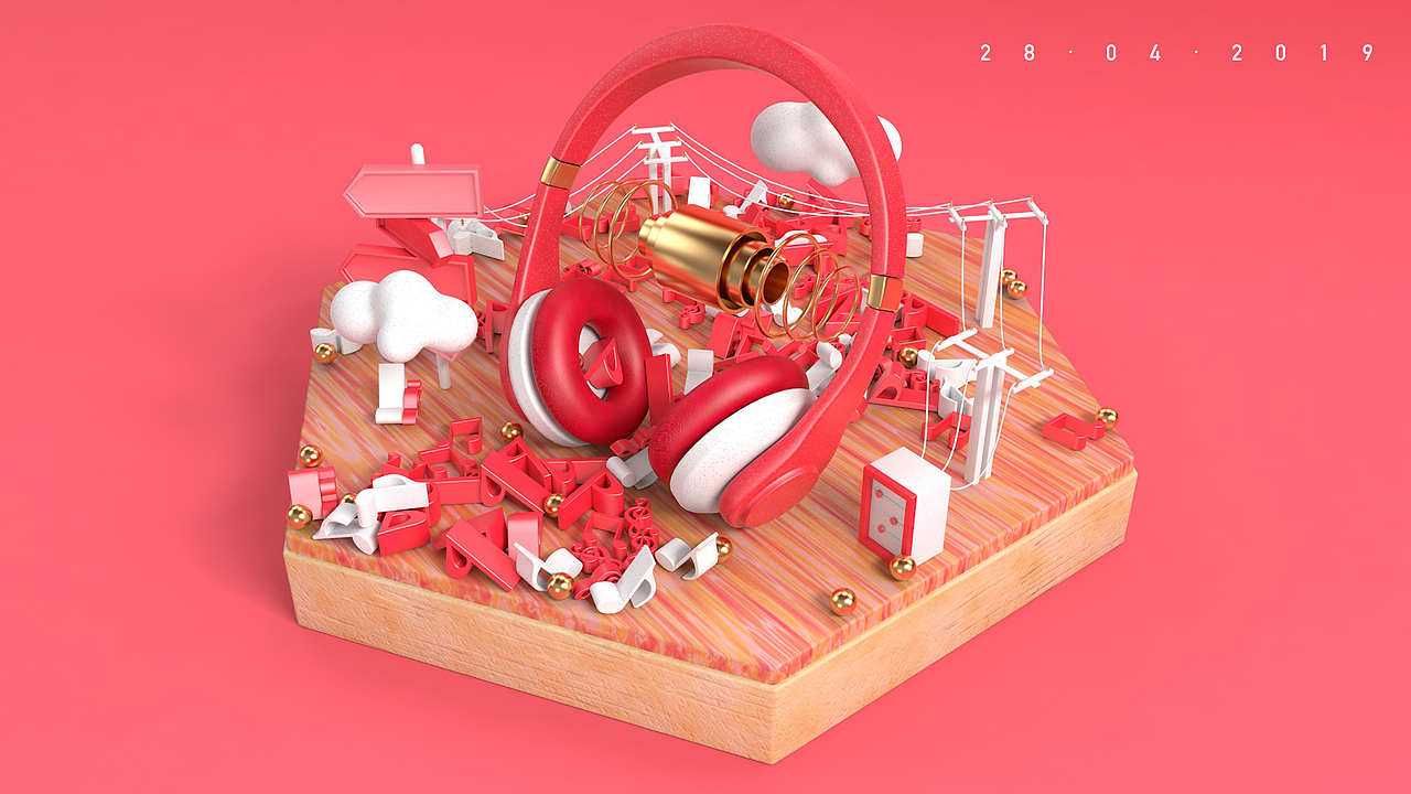 CINEMA 4D 日常（图ZMTU2ODg3MDI0） - 场景 - 站酷设计师油条爱煎饼原创素材 - 站酷ZCOOL