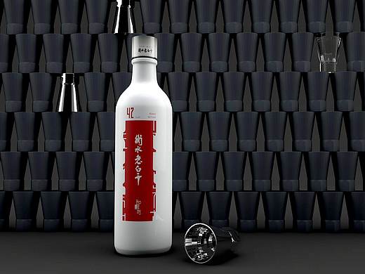 知酿坊-42度，白酒包装设计。