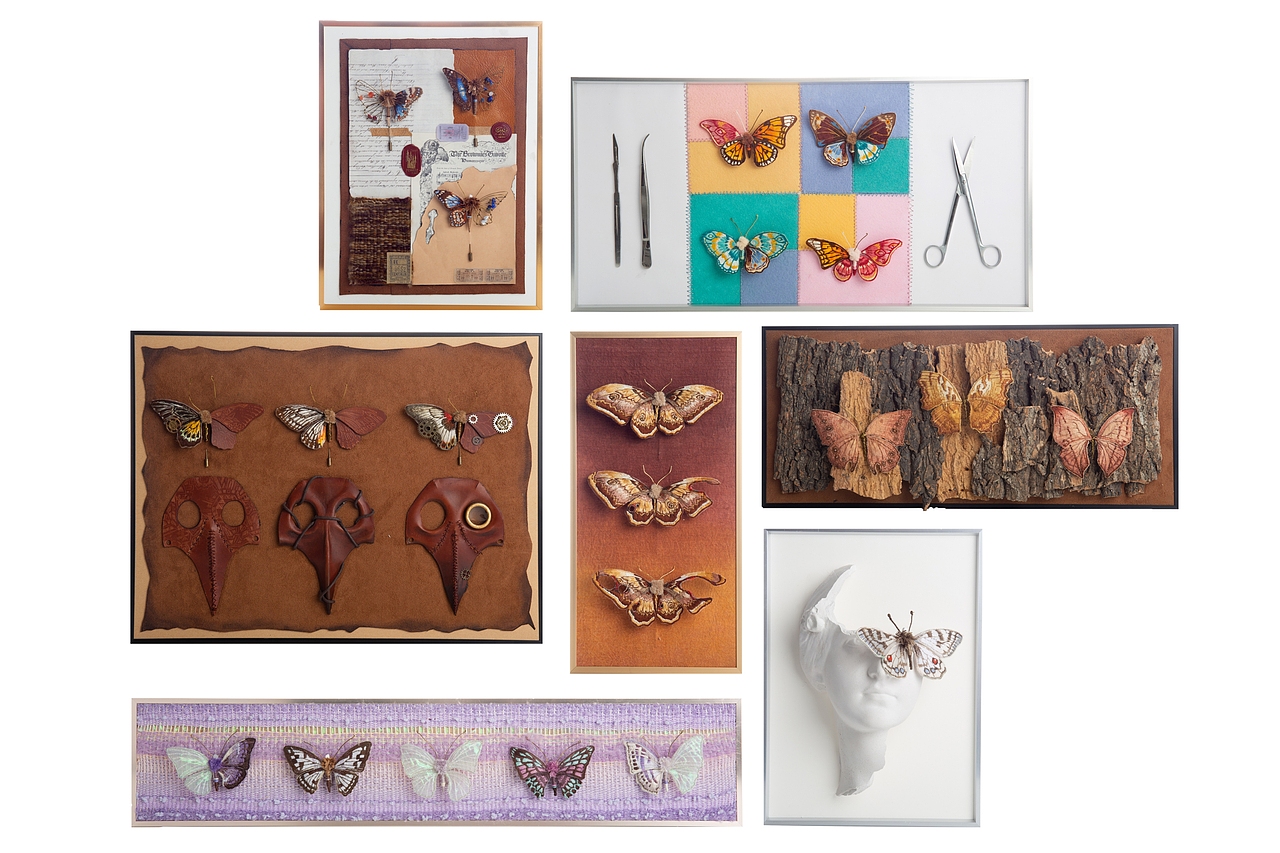 #2021青春答卷＃四川美术学院《social butterfly7》（图ZMjU3MDA3MDA4） - 工艺品设计 - 站酷设计师是闷闷原创素材 - 站酷ZCOOL