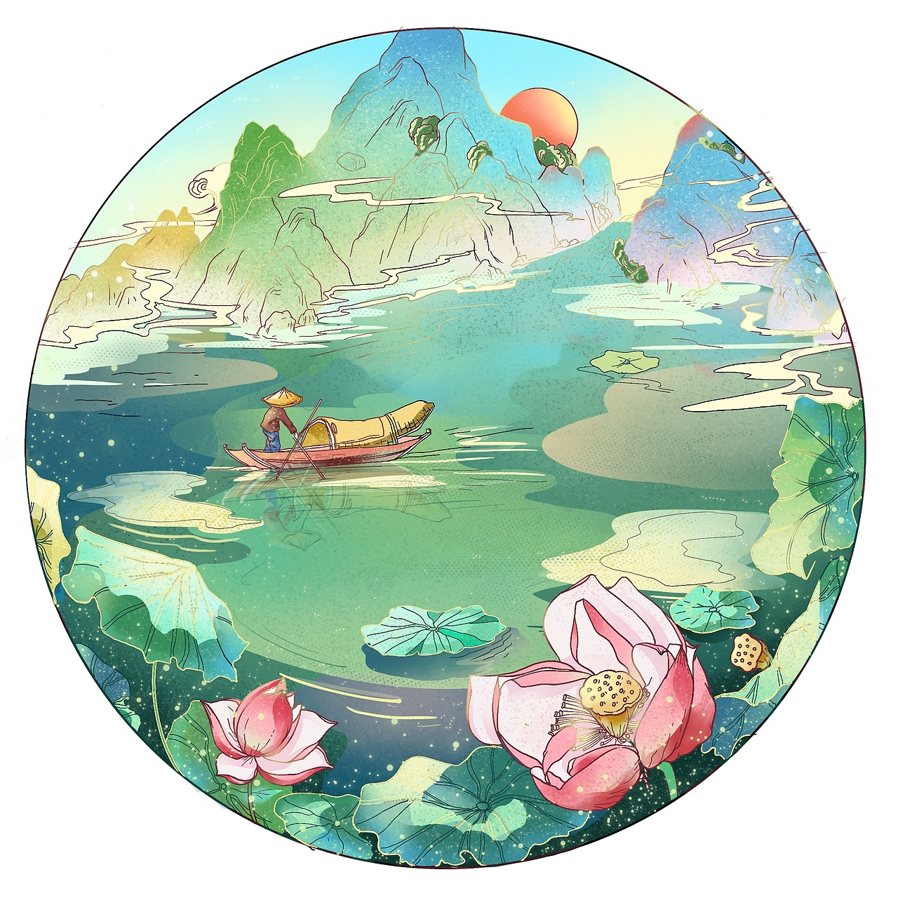 24节气 一立夏 记录我的大三插画日常（图ZMjcyODEwNzAw） - 商业插画 - 站酷设计师则城原创素材 - 站酷ZCOOL