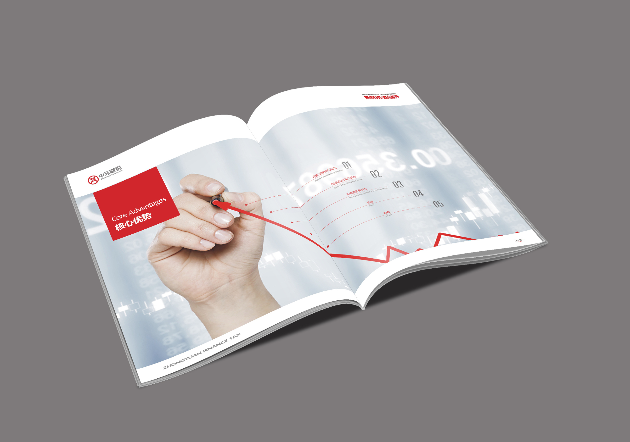 财务金融画册设计