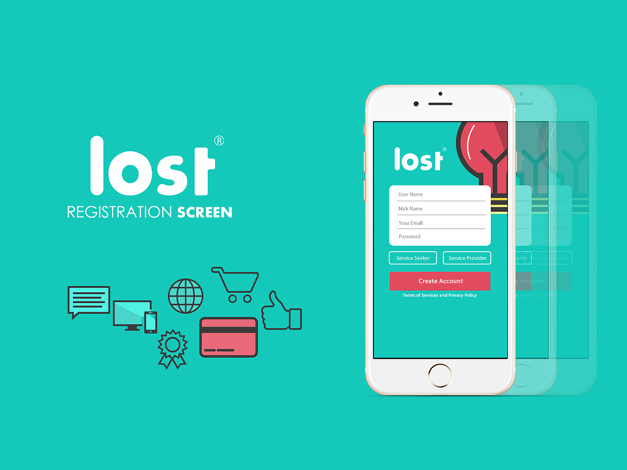 lost（图ZMzIyMjE5NzY=） - APP界面 - 站酷设计师BallSoHard原创素材 - 站酷ZCOOL