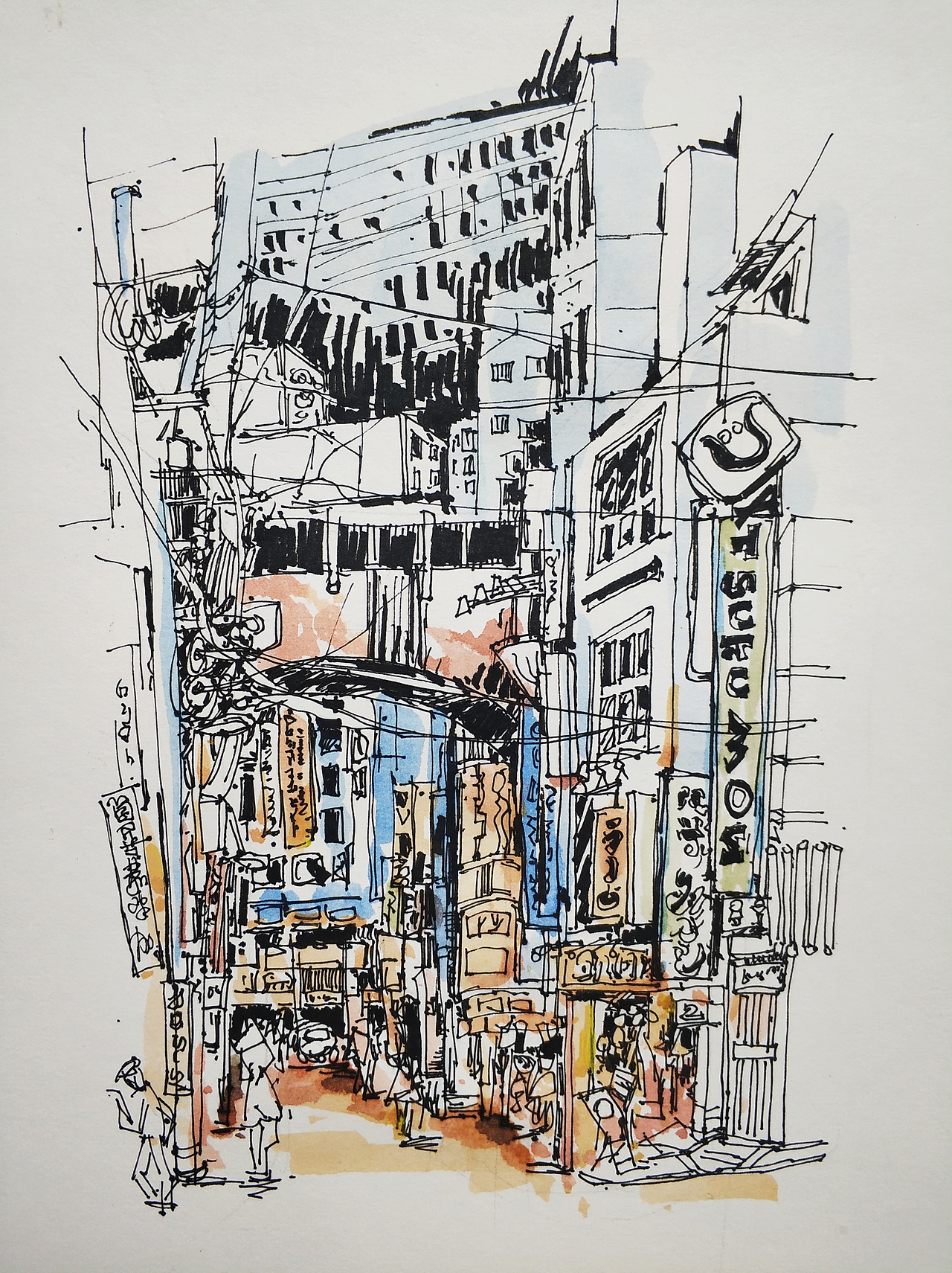 建筑速写（图ZMjAyNDY2MTMy） - 创作习作 - 站酷设计师徐龙光原创素材 - 站酷ZCOOL