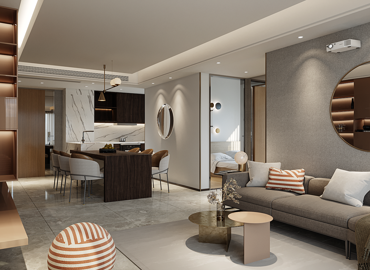 Apartment design（图ZMTc4NDE1OTQw） - 家装设计 - 站酷设计师Jabe_Wu原创素材 - 站酷ZCOOL