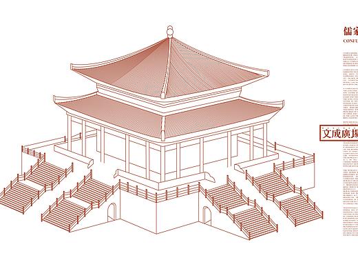 线条在古建筑绘制中的运用
