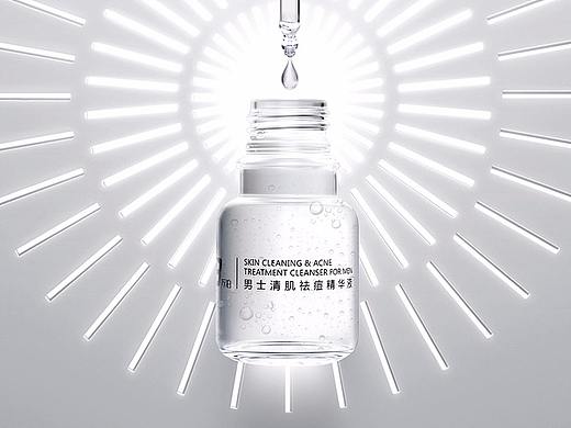 黑白简约护肤品拍摄