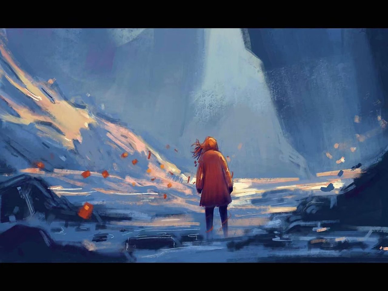 后来觉的还是得训练一下厚涂风格。试着画了一张,,,虽然画不了那么细腻,,,但是至少。。。心里有点底了,打算以后再画一画。