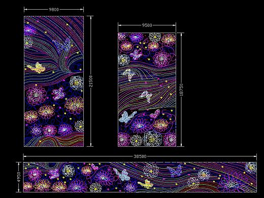 墙面亮化灯饰画美陈专业生产工厂铭星厂家专注商场灯画