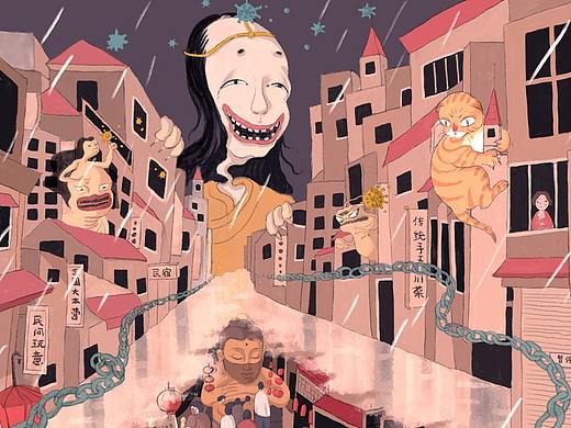 春醒之雨夜倒影（個人主頁-ZNDQxNjQzNjQ=） - 創(chuàng)作習(xí)作 - 站酷設(shè)計(jì)師梅野野原創(chuàng)素材 - 站酷ZCOOL