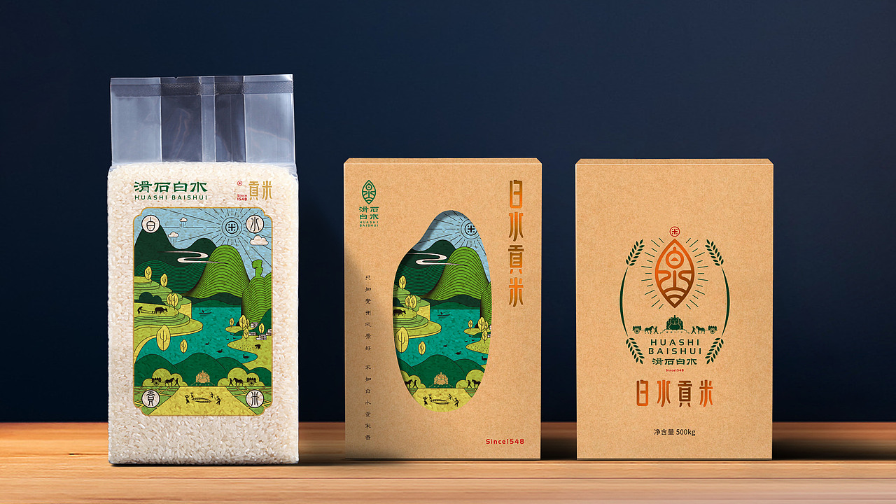 大米食品包装设计 × 枫桥设计(图ZMjQ1Mzg3MDU2) - 包装 - 站酷设计师枫桥包装设计原创素材 - 站酷ZCOOL