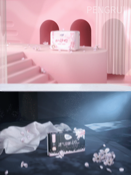 INTERPRETER×洁婷卫生巾透气轻薄樱花装创意视觉动画