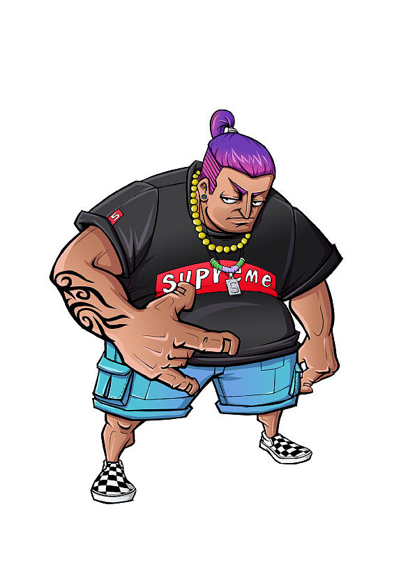 潮牌應用插畫（附簡單創(chuàng)作流程）（圖ZMzkxNzA5NzI=） - 新銳潮流插畫 - 站酷設計師Jc-chen-r6290原創(chuàng)素材 - 站酷ZCOOL