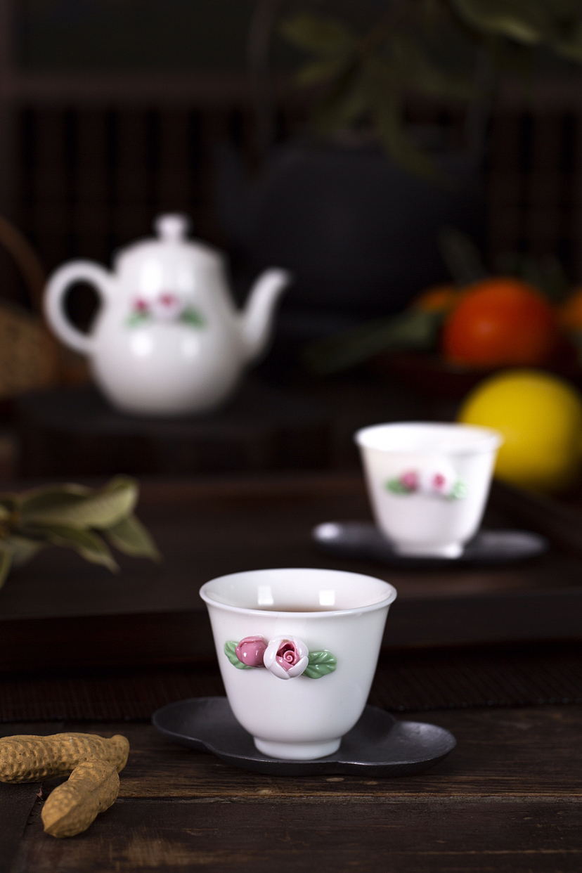 海棠花女神茶具2