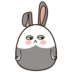 微信表情# 小灰兔第一弹 #（图ZOTMwNDY0ODg=） - 网络表情 - 站酷设计师张碧莹babyface原创素材 - 站酷ZCOOL