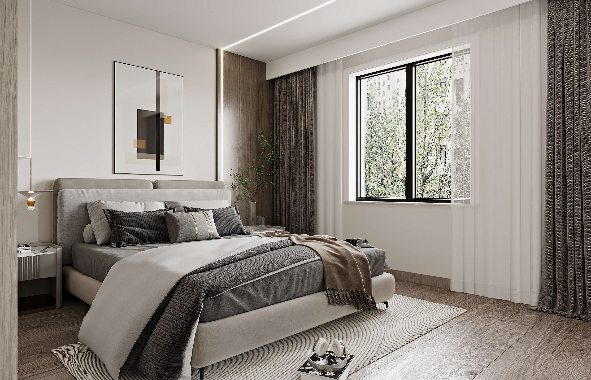 现代简约风格-家装设计2021-10套无水印