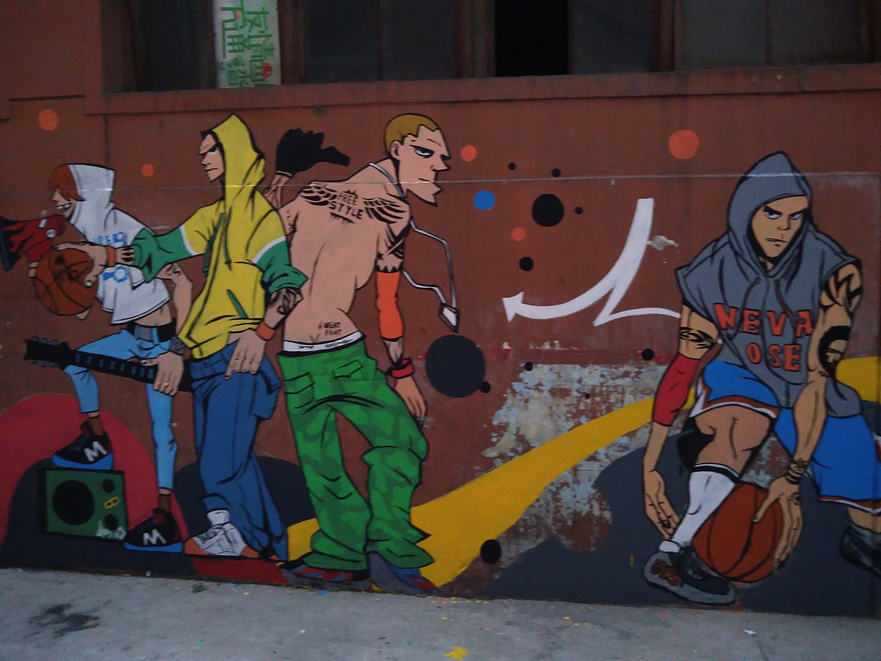 商场石家庄墙体彩绘