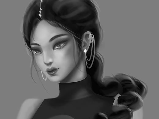 頭像練習(xí)-黑白初稿（個(gè)人主頁(yè)-ZMzY1NDg5MzY=） - 繪本 - 站酷設(shè)計(jì)師噠啦噠啦丑丑原創(chuàng)素材 - 站酷ZCOOL