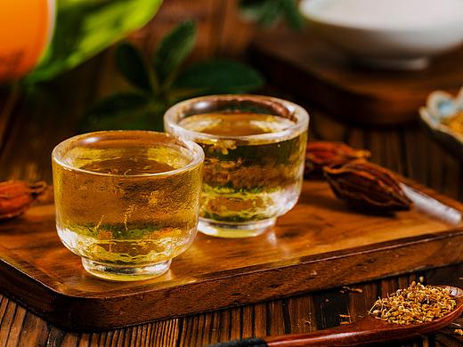 桂花酿与糕点