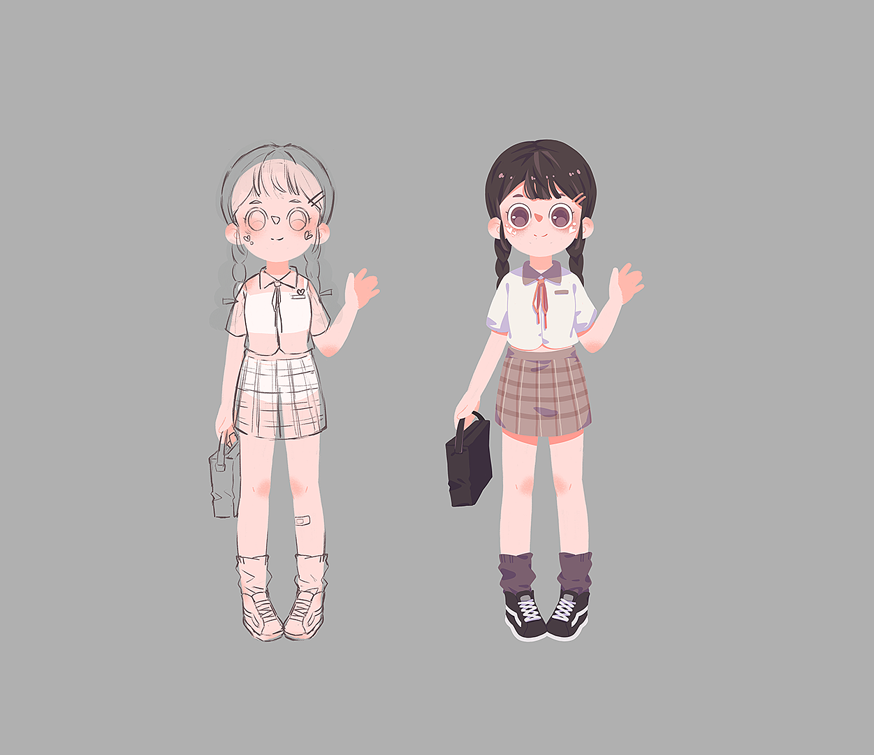 换装日记（图ZMTczNTMzNTg0） - 儿童插画 - 站酷设计师林夕同学原创素材 - 站酷ZCOOL