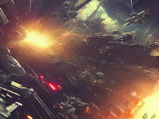 #AI创作实验室#太空战争