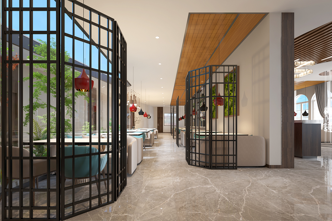 羊毛沟湿地火锅店——时尚餐饮空间设计