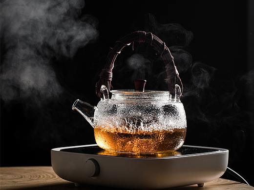 玻璃煮茶壶/电陶炉烧水壶蒸茶壶