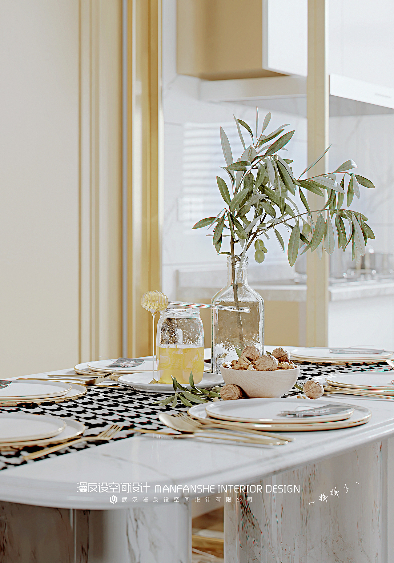 日常搬砖系列-VR白调轻奢客餐厅