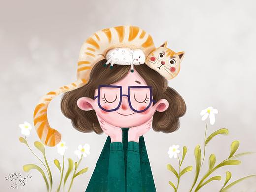 插画联系（个人主页-ZNDg3MDkxNTI=） - 创作习作 - 站酷设计师恬果酱原创素材 - 站酷ZCOOL