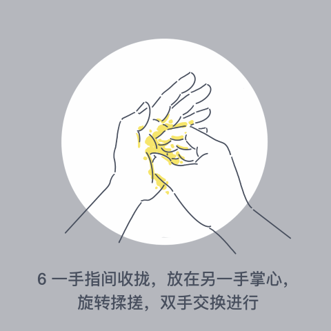 原创插画动图“七步洗手法”(图ZMTk1NjIwNTky) - Art illustration - 站酷设计师jam阿占原创素材 - 站酷ZCOOL