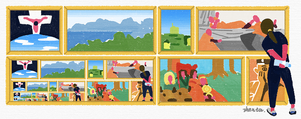 学姐去了很棒的博物馆。