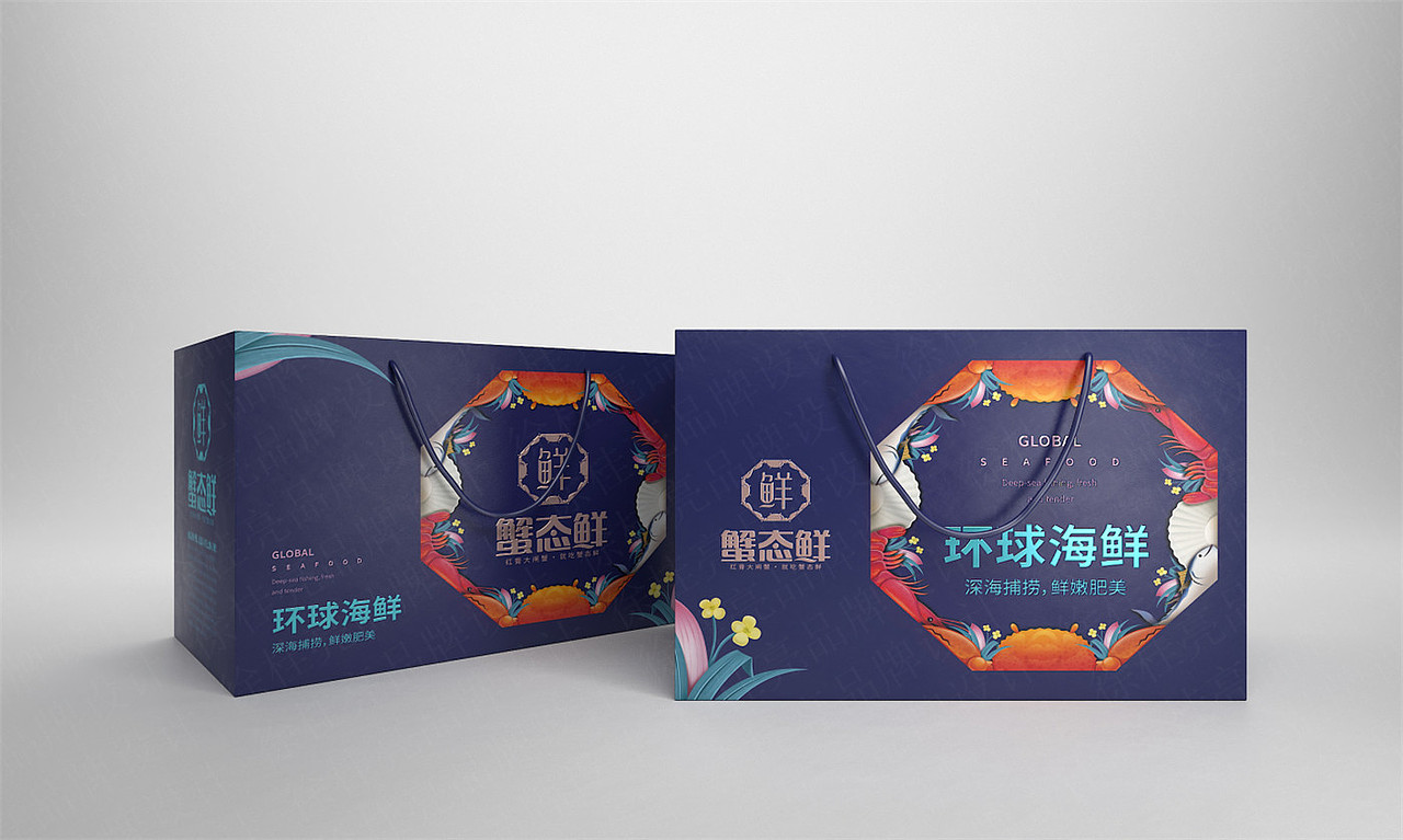 蟹态鲜大闸蟹——徐桂亮品牌设计！（图ZMjE3MzM1MTIw） - 品牌 - 站酷设计师徐桂亮品牌设计原创素材 - 站酷ZCOOL