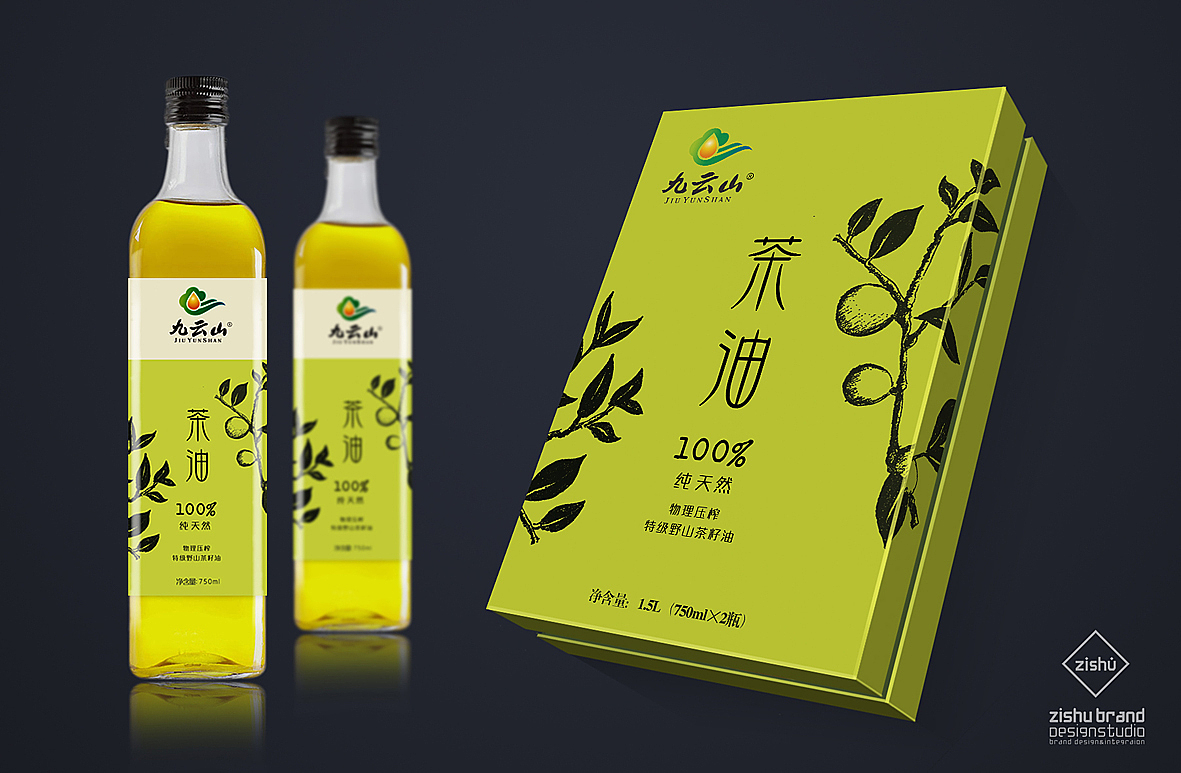 茶油包装设计（图ZMjE0OTg4ODg=） - 包装 - 站酷设计师ZZZISHU原创素材 - 站酷ZCOOL