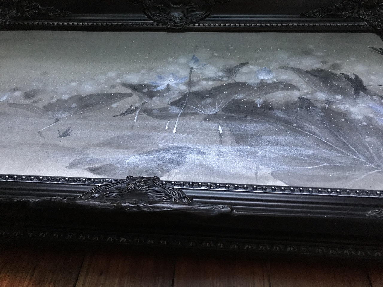 新国画 | 在水一方 | 手绘国风古风水墨画场景艺术屏风（图ZMTU4MjkzNDk2） - 艺术插画 - 站酷设计师何塞特Herset原创素材 - 站酷ZCOOL