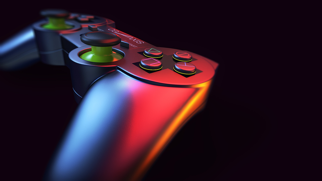 max+vray 游戏手柄
