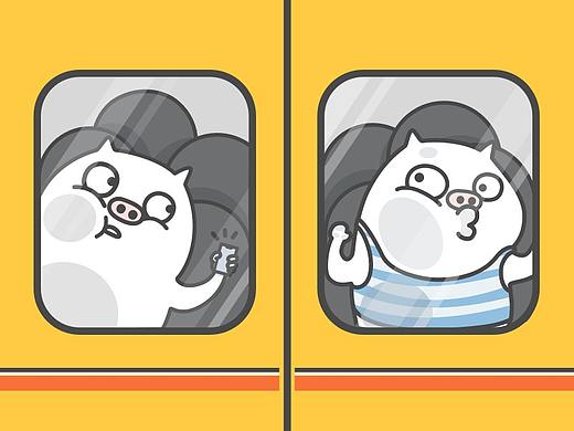 微信表情包-痞痞猪