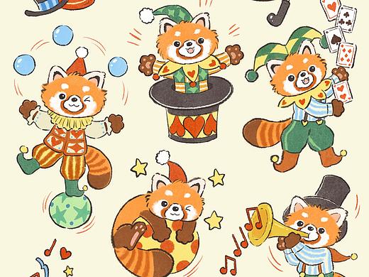 小熊猫~太戳到我心巴上💕