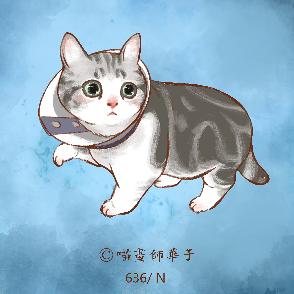 不断更日常画猫的275天（图ZMTk3ODk1NDU2） - 艺术插画 - 站酷设计师喵画师华子原创素材 - 站酷ZCOOL