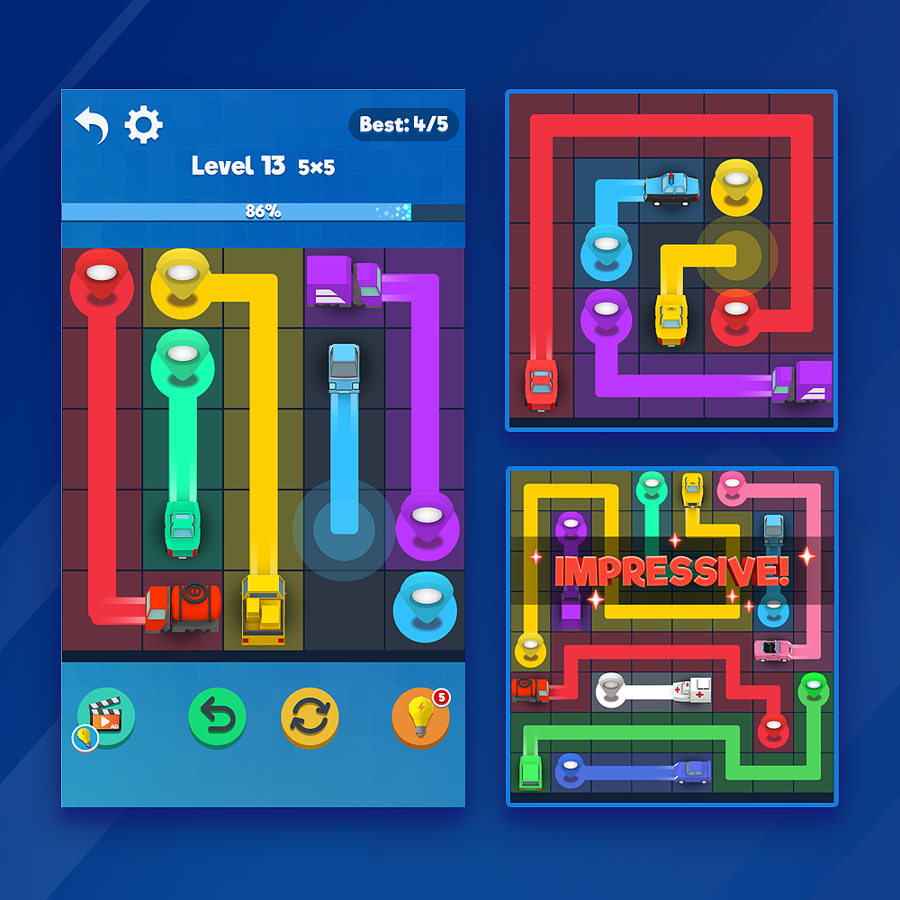 perfect parking-UI设计（图ZMjYzMTIxNzI4） - 游戏UI - 站酷设计师dubbbbb原创素材 - 站酷ZCOOL