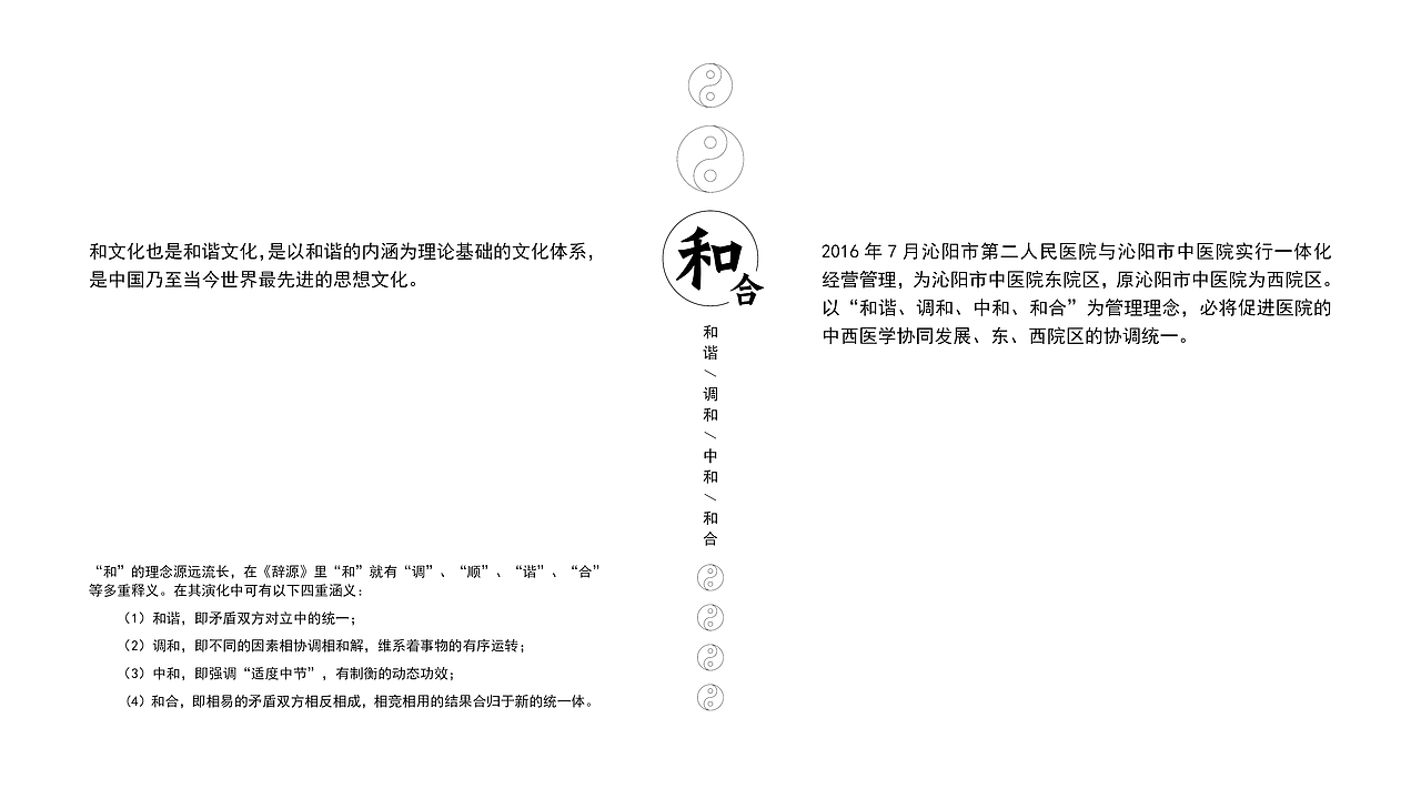 沁阳市中医院logo设计提案