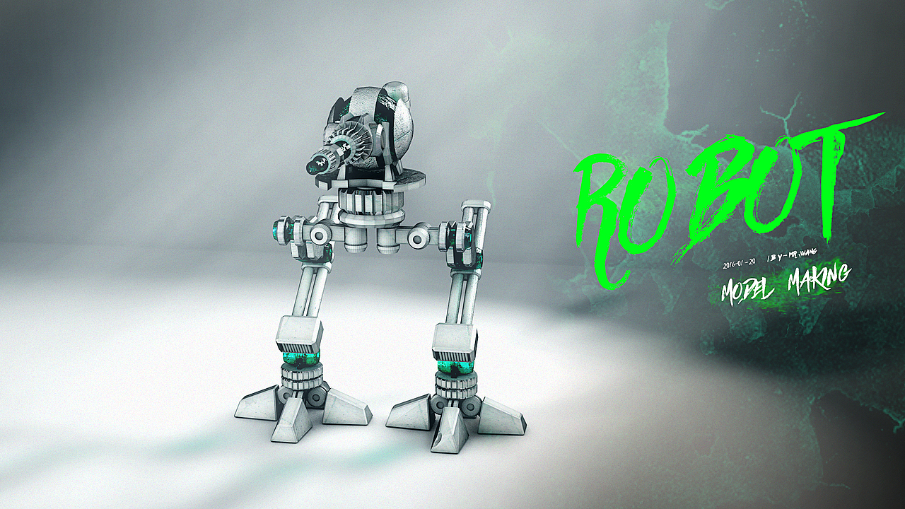 C4D建模-机器人（图ZNjk1NjMxNTY=） - 其他三维 - 站酷设计师超烦大师原创素材 - 站酷ZCOOL