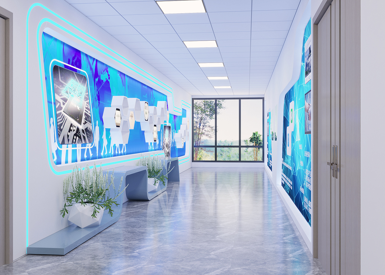 工装|展厅|过道|空间|家装设计|设计源源 - 原创作品 - 站酷 (zcool)