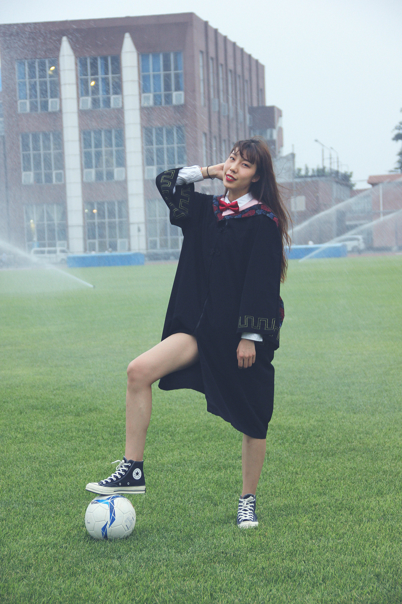 大学情侣毕业季写真