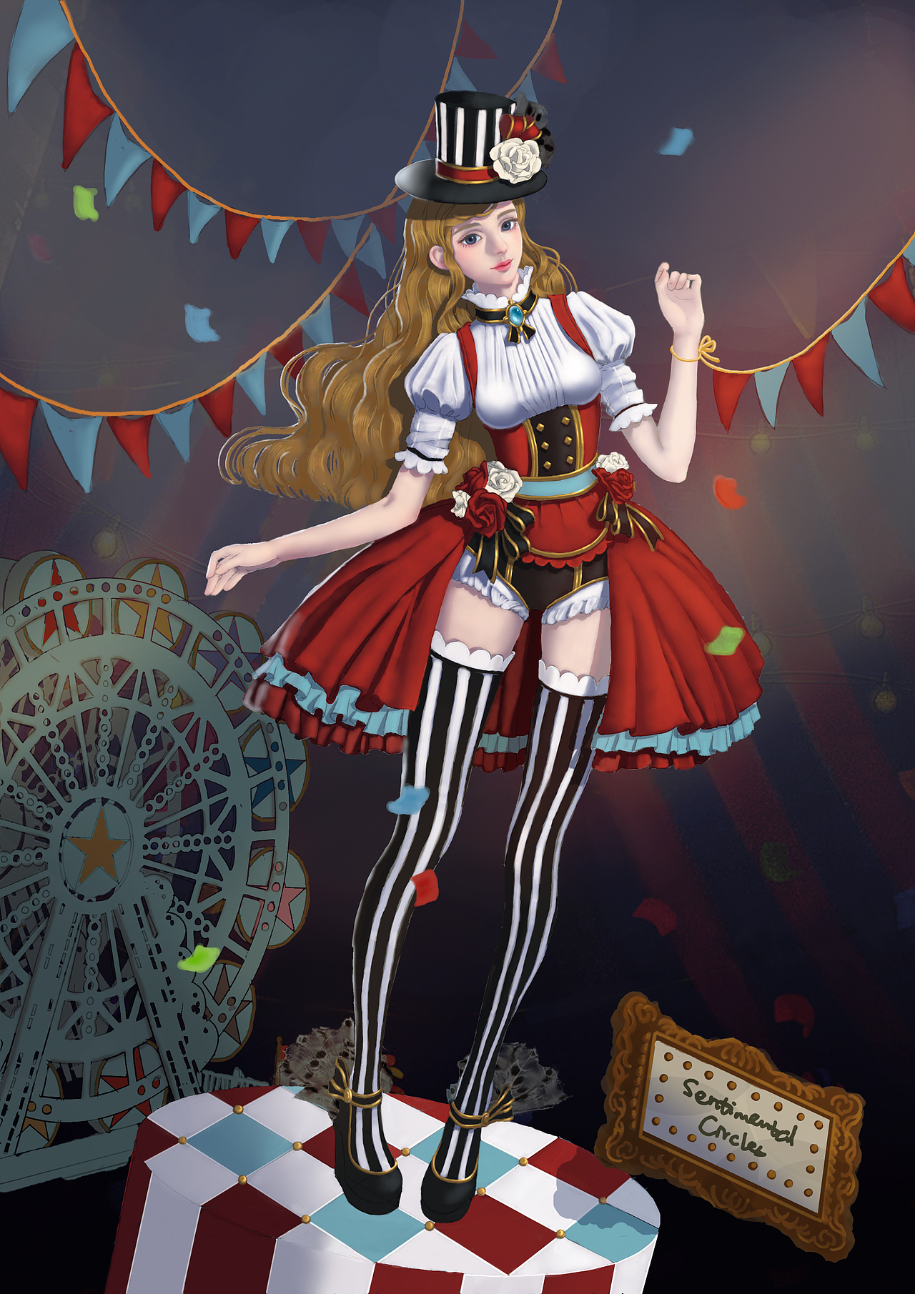 马戏团主题（图ZMjQ4MTkzMzI=） - 创作习作 - 站酷设计师落上原创素材 - 站酷ZCOOL