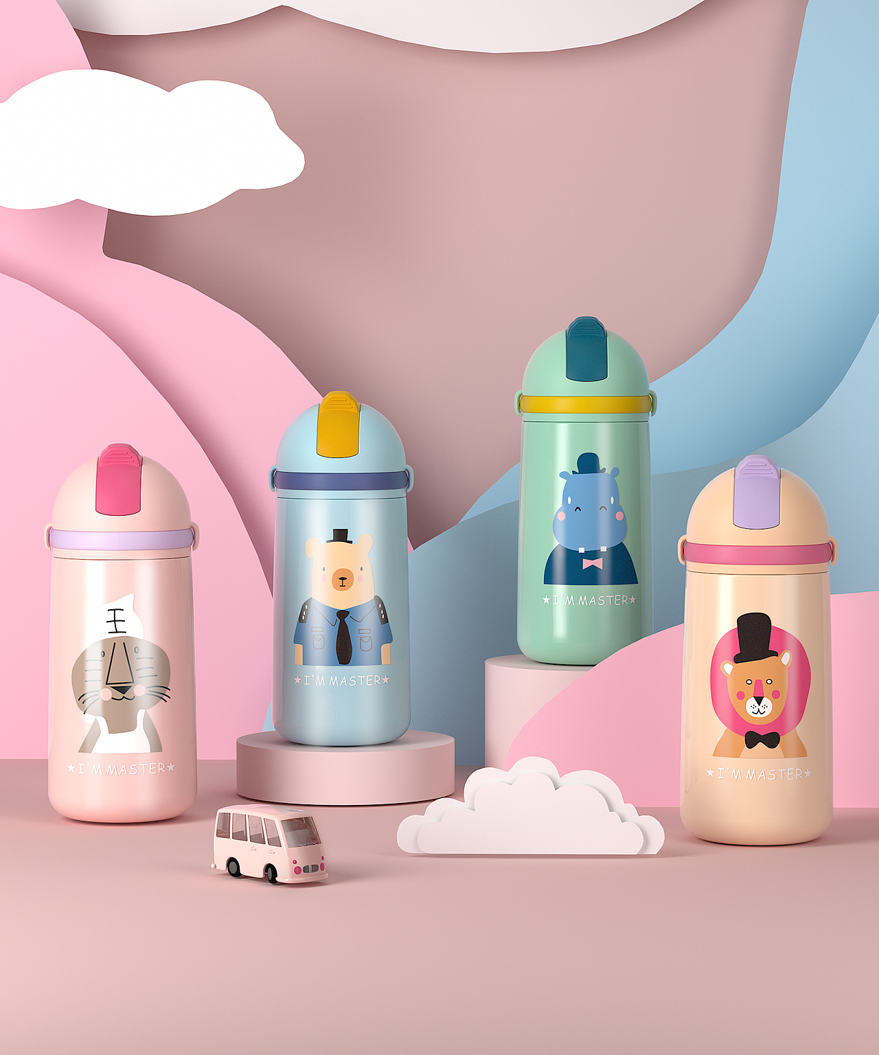 母婴奶瓶电商海报详情页C4D保温杯产品渲染建模（图ZMjMxNDg3OTQw） - 产品 - 站酷设计师jieweis原创素材 - 站酷ZCOOL