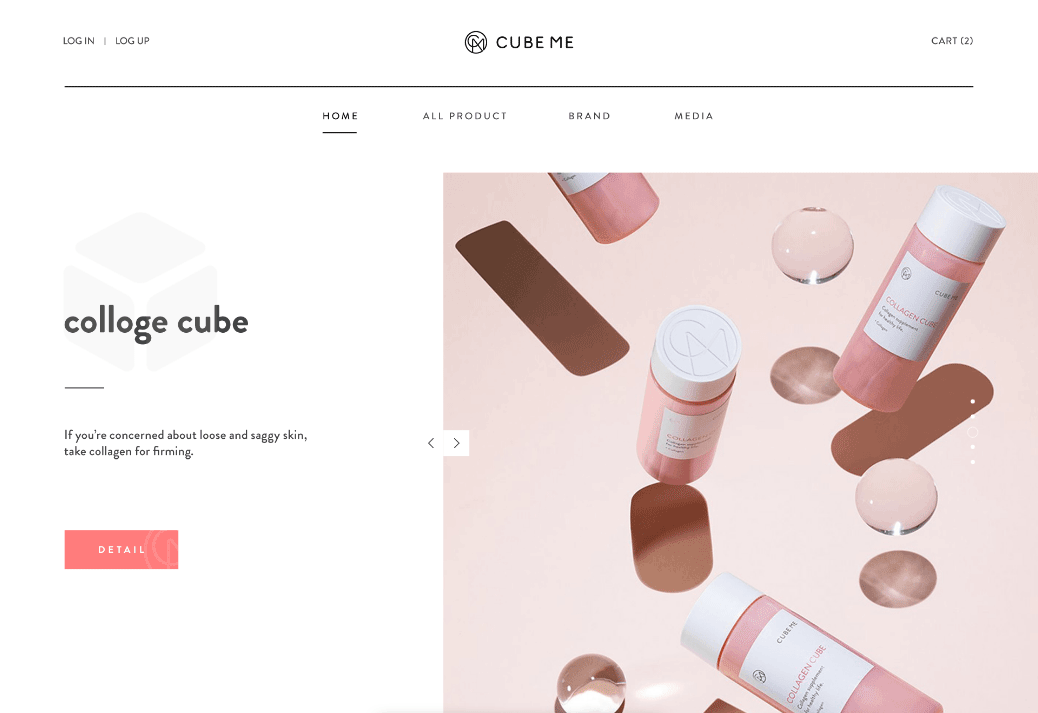 CUBE ME 官网（图ZMTg0NTg5NTMy） - 企业官网 - 站酷设计师mwdesigner原创素材 - 站酷ZCOOL