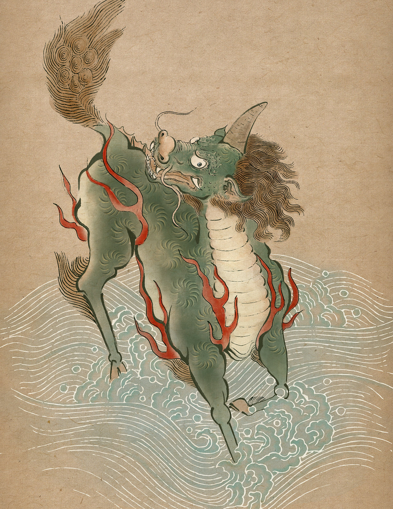 与狰不同,蜚是人们公认的凶兽,《山海经·东次四经》很直接地指出了这