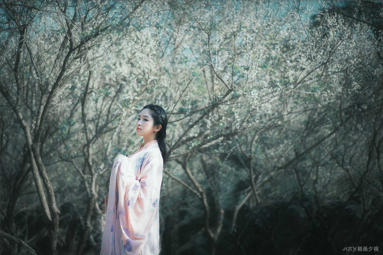 折梅寄相思（图ZNjgyMzk2NTY=） - 人像摄影 - 站酷设计师朝画夕视原创素材 - 站酷ZCOOL