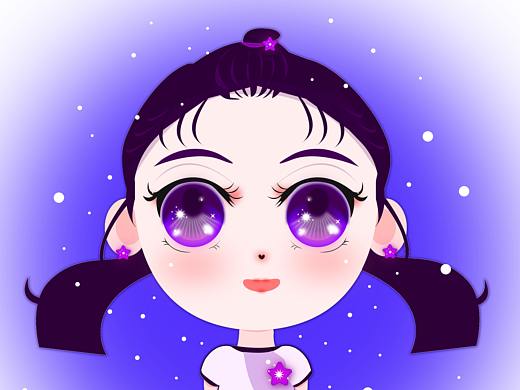 天热小啾啾扎起来