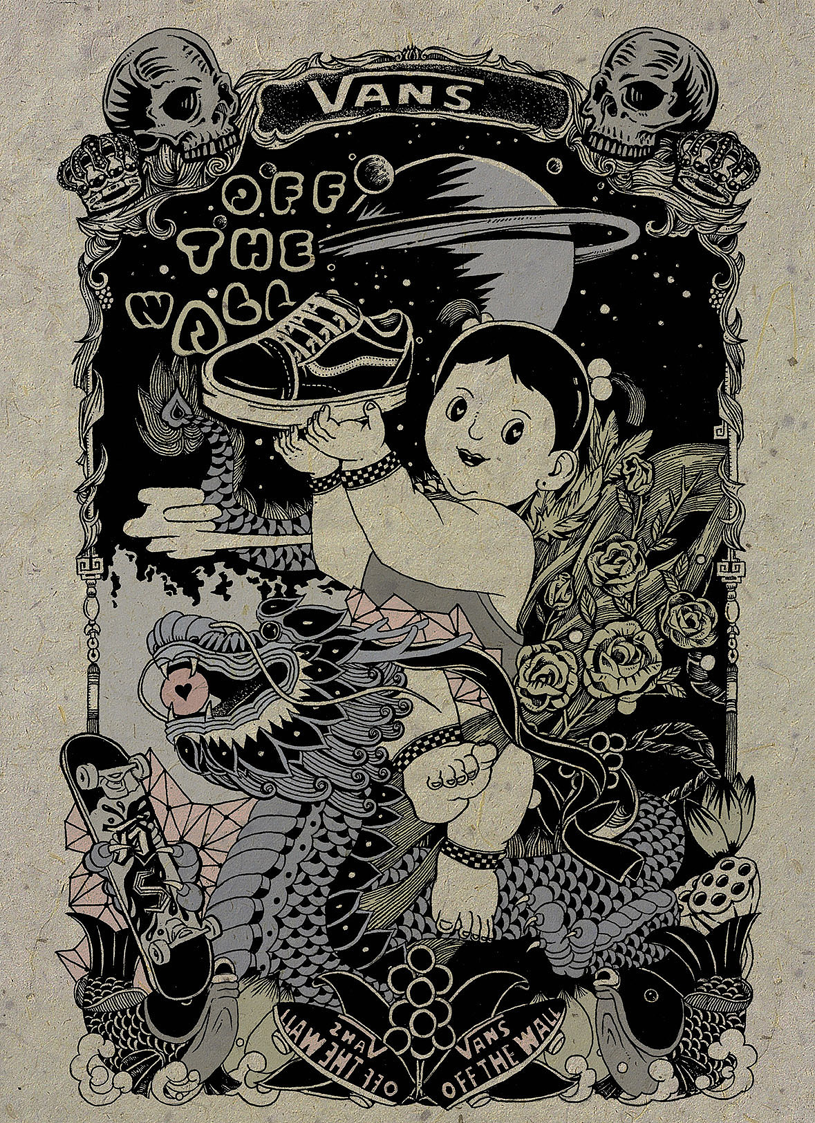 off the wall（图ZNzE4NTE3NDg=） - 新锐潮流插画 - 站酷设计师睿哲豪原创素材 - 站酷ZCOOL